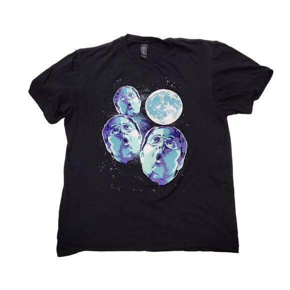 A 3 Dwight Moon t-shirt in black, size medium - Picture 1 of 5